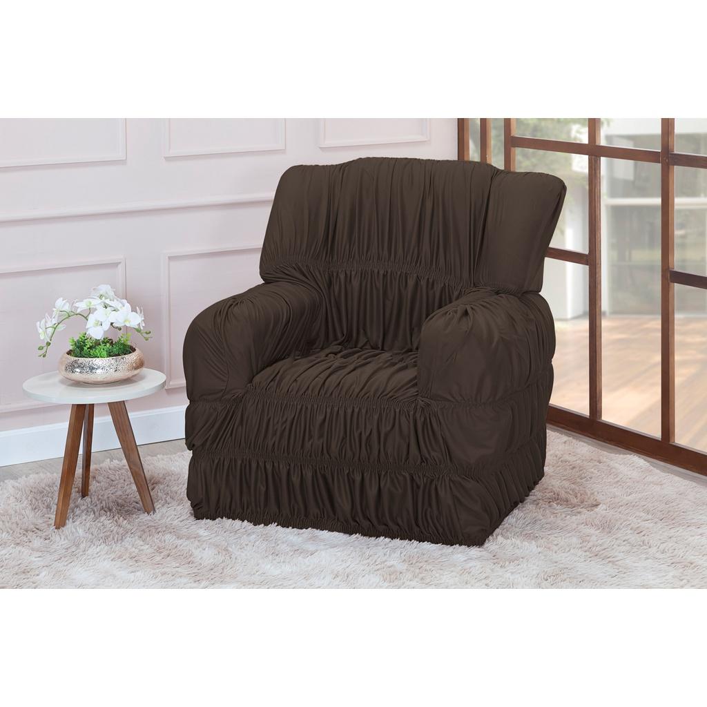 Capa De Sofá Avulsa Elasticada Poltrona De 1 Lugar