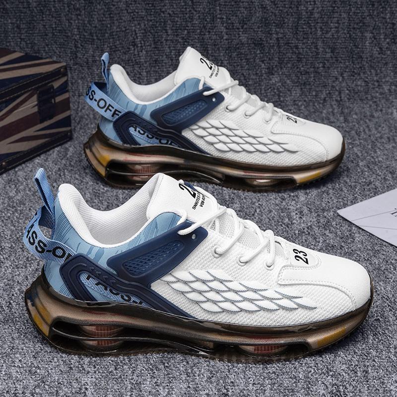 Sapatos De Verão Com Estilo Voador De Escama De Peixe Respiração Moda Masculina