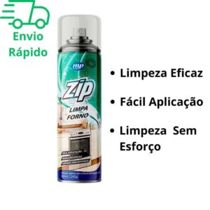 Espuma  Limpa Forno Fogão Panela Remove Gorduras Spray Zip 300ml My Place