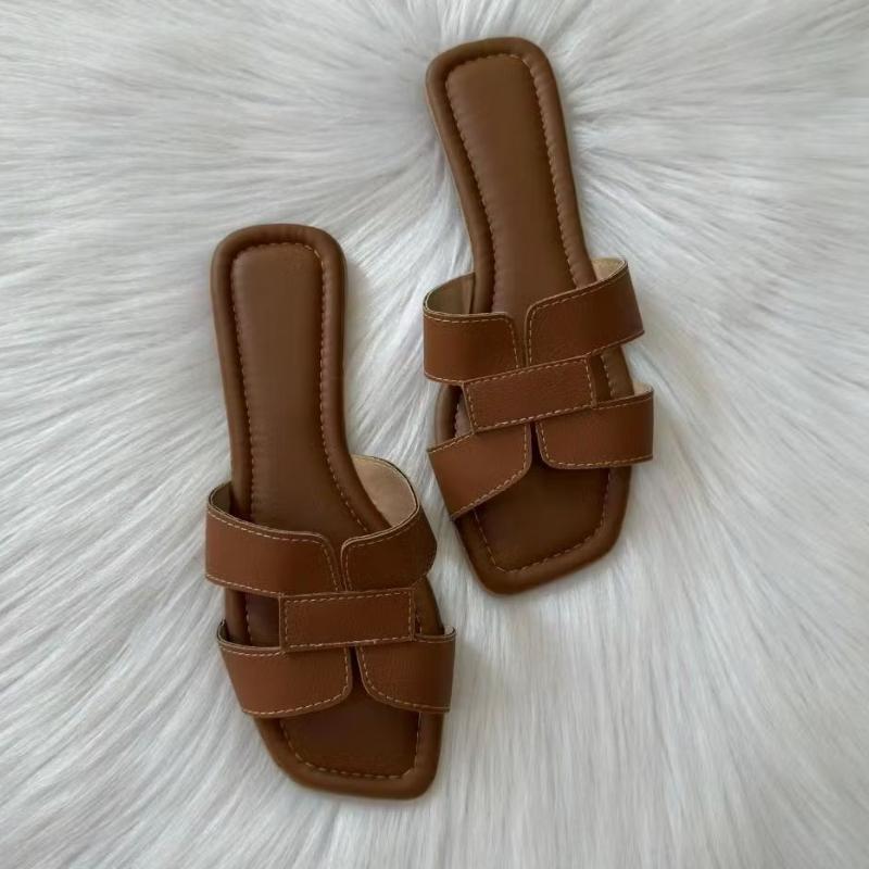 Sandálias rasteirinha feminina h confortável / moda casual WA