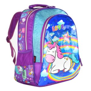Mochila Infantil Escolar Menina Coleção Princesas Impermeável Resistente