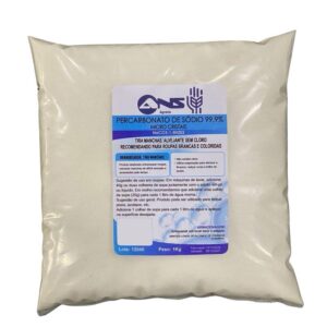 Percarbonato de Sódio alvejante tira manchas clareador de roupas 1kg , limpeza geral