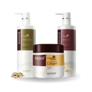 KIT COMPLETO MASCARA + SHAMPOO + CONDICIONADOR  KARSEELL ORIGINAL MACA POWER COLLAGEN ORIGINAL IMPORTADO Karseell