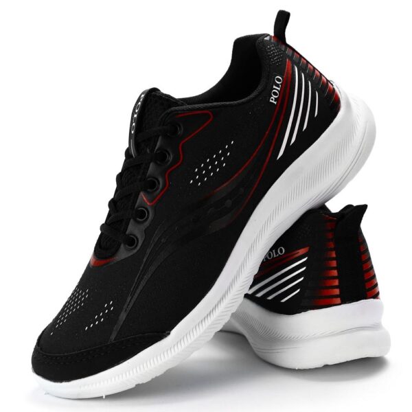 Tenis Masculino PoloRunning Confortavel Solado Macio Para Caminhada