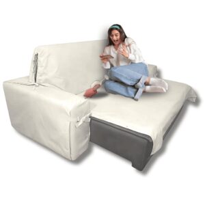 Capa p/ Sofá Retrátil e Reclinável em Acquablock Impermeável Veste Sofás de 1,50m até 3,25m