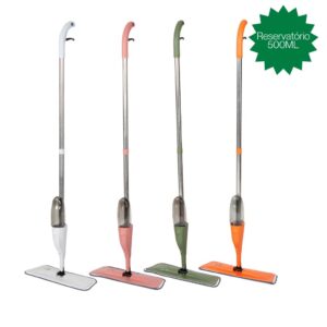 Mop Spray Giratório Limpeza Flash Mágico Rodo Esfregão 360