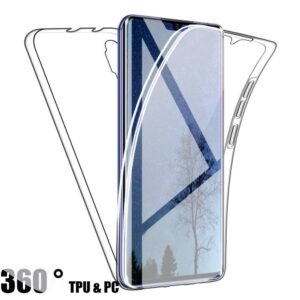 Capa De 360 Para Xiaomi MI 13 12 11 Lite 13T 12T 11T 12X Pro Transparente PC De Corpo Inteiro Silicone À Prova De Choque