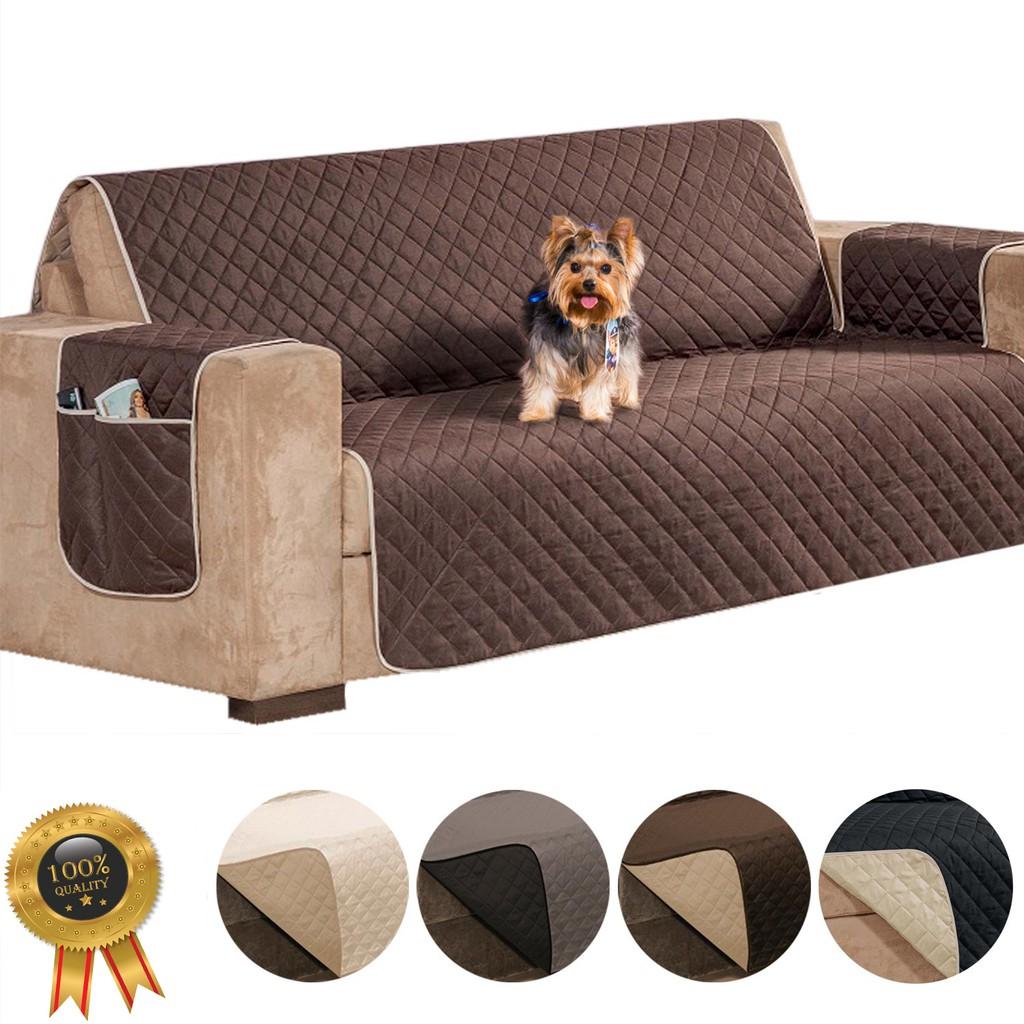 Protetor De Sofá king Impermeável Dupla Face 3 Lugares para decoração da sala casa Mi Amore