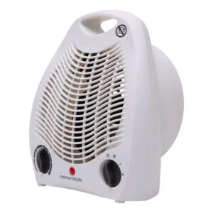 Aquecedor de Ambiente Portátil a Ar Ventilador Quente Branco 3 em 1 2000W AQ01 - Mimo Style