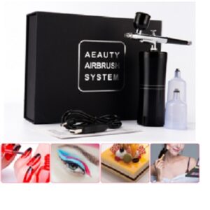 Aerógrafo E Mini Compressor Sem Fio Bivolt recarregável