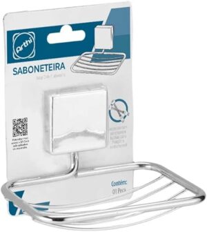 Saboneteira Elegance Black c/parafusos/buchas | Amazon.com.…