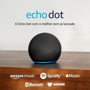 Echo Dot (Geração mais recente) | O Echo Dot com o melhor s…