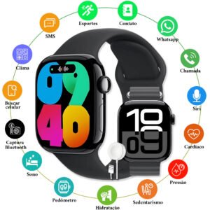 2025 Novo Watch 10 pro Series 10 Relógio Inteligente Masculino Feminino Smartwatch À Prova