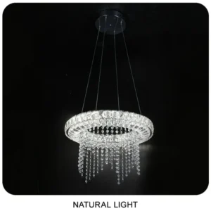2025 iluminação inteligente de cristal regulável led lustres moderno para jantar cozinha sala estar lâmpada lustre industriel