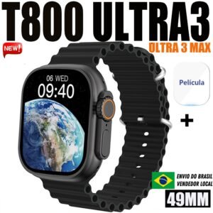2026 T800 Ultra 3 MAX Mais Recente Smartwatch Relógio Inteligente NFC Série 10 2.19Polegadas Sem Fio