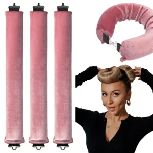 Acessórios de Cabelo: Rolos de Espuma para Cachos Sem Calor, Produtos de Beleza para Cabelos Cacheados Femininos, Modeladores de Cabelo de Borracha para Dormir, Ferramentas de Cabeleireiro