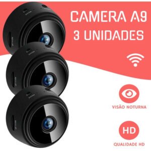 Câmeras A9 HD Mini com visão noturna Wifi Câmera 1080P Vigilância