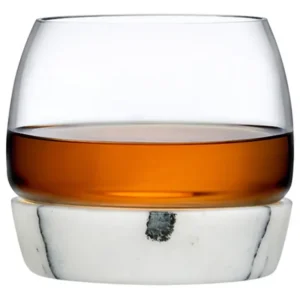 Copo de vinho de resfriamento de assento de mármore importado, copo de uísque de cristal, copo perfumado