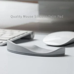 Descanso de pulso de silicone para mouse, almofada macia, suporte para as mãos que se move com pulso, apoio de braço durável para jogos de computador para conforto ergonômico