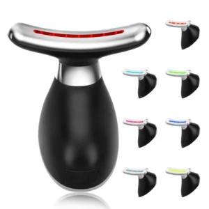 Dispositivo de beleza de microcorrente massageador facial pescoço máquina de endurecimento anti-rugas ems elevador vibração cuidados com a pele para rejuvenescimento do pescoço