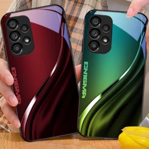 Gradiente mistura cinza para samsung s 25 s8 s9 s10 s20ultra s21 pro s22 plus s23 fe s24 ultra s25 borda s25ultra caso de telefone de vidro