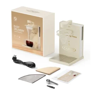 ICafilas Portátil Dobrável Elétrica Despeje Sobre Máquina De Cafeteira, Cerveja De Chá Automática para Casa e Escritório