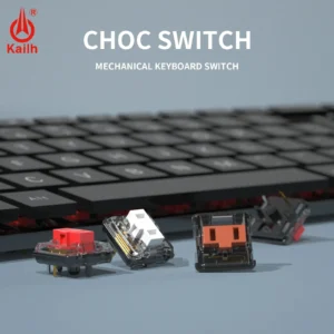 Interruptor de perfil baixo Kailh-Choc para teclado mecânico, 1350 RGB SMD, branco, vermelho, marrom, 1 pc, 3 pcs, 5pcs