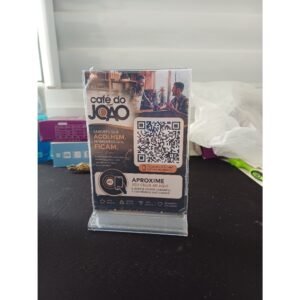 Placa NFC Personalizada + Cartão Digital para Loja | BioURL Tap | Sem Mensalidade