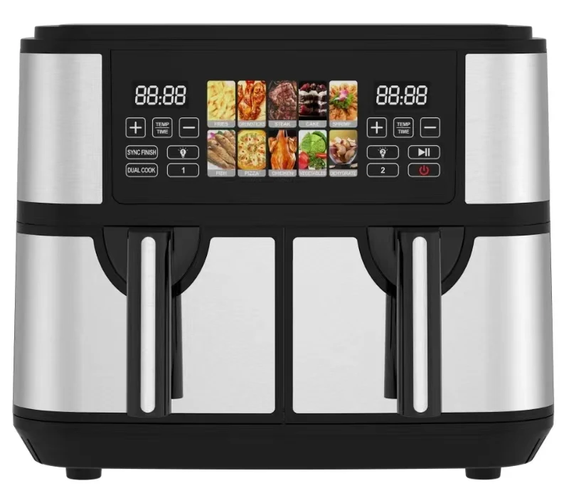 Ready Stock Air Fryer Freidora De Aire Fritadeira Elétrica Conjunto de Acessórios para Fritadeira de Ar Digital