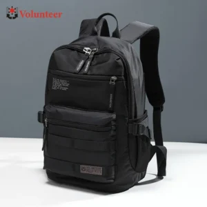 VOLUNTEER Mochilas impermeáveis para computador masculino, mochilas escolares de pano oxford, moda casual, leve, mochila de viagem masculina 1829-03