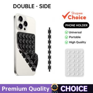 Ventosa De Silicone Dupla Face Suporte De Telefone Capa Adesivo Para selfies Streaming De Vídeo