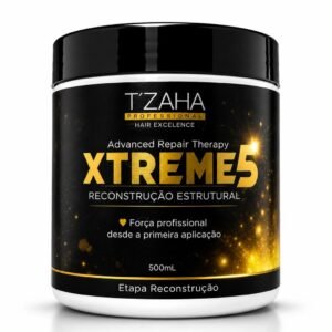 XTREME 5 Tzaha 500ml Reconstrução poderosa cabelos mais fortes resistentes e saudáveis desde a primeira aplicação