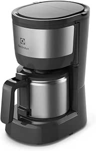 Electrolux Cafeteira Elétrica inox filtro permanente removivel corta pingos capacidade 600ml 15 xicaras função manter aquecido sistema ECM12 220v