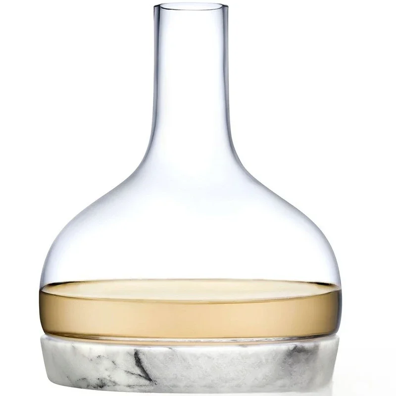 Copo de vinho de resfriamento de assento de mármore importado, copo de uísque de cristal, copo perfumado