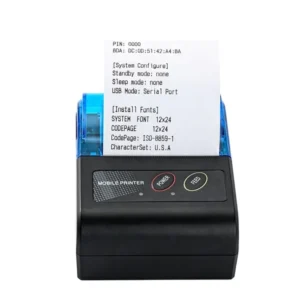 Impressora térmica de recibos de 58mm, 2 polegadas, portátil, mini, sem fio, USB, para celular, para caixa registradora