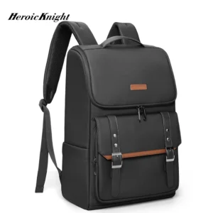 Mochila Heroic Knight para Homens de Negócios, Impermeável, para Laptop de 17,3 Polegadas, Antifurto, Mochila de Trabalho, Escolar, Estilosa, para Viagem