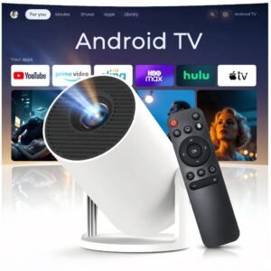 Projetor  HY300 Original Portátil Smart Android 11 4K Ultra HD HDMI Wifi Bluetooth Alto Falante Embutido