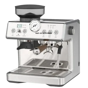 Máquina de Café Elétrica Portátil 20 Bar, Máquina de Espresso com Espumador de Leite, 2 Cafeteiras de Espresso Independentes