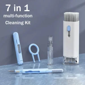 7-em-1 kit de limpeza de teclado de computador para airpods pro pro2 1 2 3 ferramentas de limpeza fones de ouvido bluetooth escova limpa caneta keycap extrator