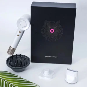 Secador de Cabelo Profissional com Motor Brushless 110.000 RPM, Íons Negativos, Aceita Design Personalizado ODM para Salão de Beleza