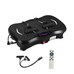 Corpo elétrico mais magro com dente azul música ímã massagem em casa exercício de fitness placa vibratória