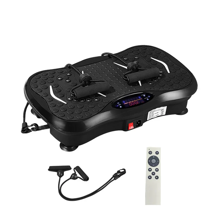 Corpo elétrico mais magro com dente azul música ímã massagem em casa exercício de fitness placa vibratória