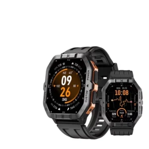 Smartwatch C32 com Tela Grande de 2.02 Polegadas, Monitor de Frequência Cardíaca, Oxigênio no Sangue, HRV e Estresse, Rastreador de Saúde e Fitness Feminino