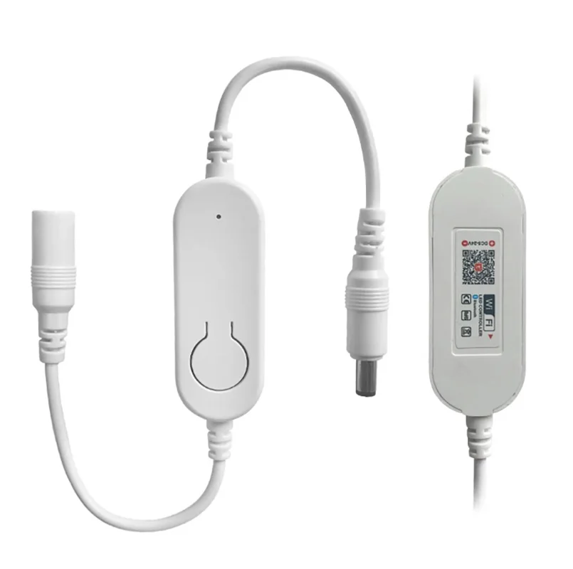 DC12V-24V tuya wifi led controlador de luz de tira para luzes de cor única dimmer branco quente/frio ajustar trabalho com alexa google