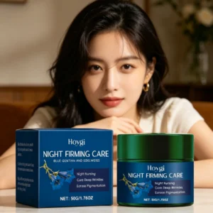 Creme Noturno Firmador Hoygi Anti-idade, Reduz Linhas Finas, Proteção da Barreira Cutânea, Hidratante Facial Rejuvenescedor
