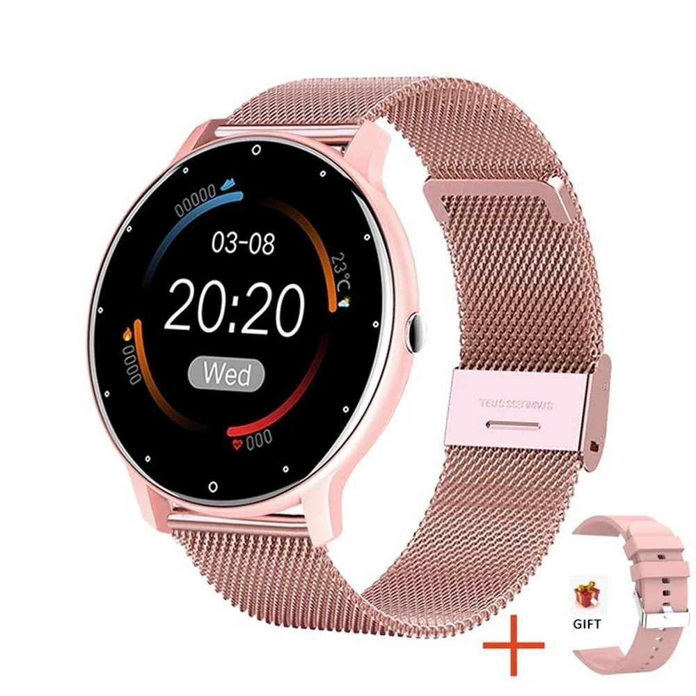Smartwatch Zl02cpro para Mulheres, Homens, Meninas e Crianças, Rastreador de Fitness e Saúde para Idosos, Tela Touchscreen Completa