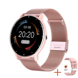Smartwatch Zl02cpro para Mulheres, Homens, Meninas e Crianças, Rastreador de Fitness e Saúde para Idosos, Tela Touchscreen Completa