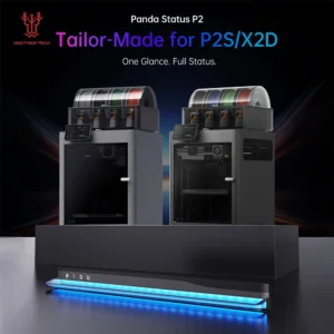 BIGTREETECH Panda Status P2: Nova Barra de Luz LED Inteligente para Impressoras 3D Bambu Lab P2S/X2D - Alerta de Status de Impressão em Tempo Real