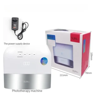 Sun3 secador de unhas inteligente 2.0 48w uv lâmpada led prego com temporizador inteligente memória invisível temporizador digital display máquina secagem do prego