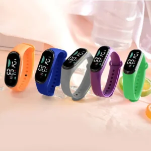Crianças relógio presente de aniversário para criança menino menina inteligente led digital dos desenhos animados crianças relógio à prova dwaterproof água pulseira reloj niño